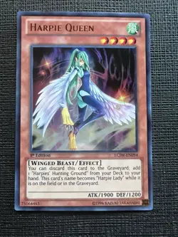 Yu-Gi-Oh! TCG Harpie Queen 1st Edition LCJW-EN094 Ultra Rare NM - Image 1
