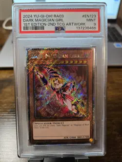 2024 Yu-Gi-Oh! Dark Magician Girl 1st Edition 2nd Artwork RA03-EN123 Platinum... - Image 1