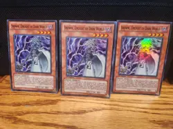 (3)Yugioh Snoww, Unlight of Dark World SDGU-EN002 Super Rare 1st Ed LP - Image 1