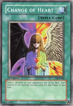 Change of Heart Common Starter Deck: Yugi Evolution SYE-030 NM - Image 1