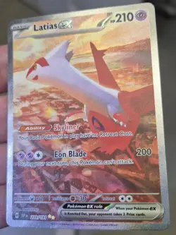Pokemon Card - Latias EX - 239/191 - Surging Sparks - Illustration Rare -Mint/NM - Image 3