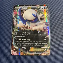 Absol EX XY62 Black Star Promo Holo Pokemon TCG Card Ultra Rare LP - Image 1