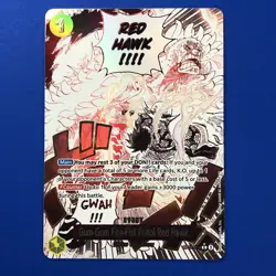 One Piece OP11-114 Red Hawk Luffy | Alt Art English Parallel ENG CCG CARD Manga - Image 1