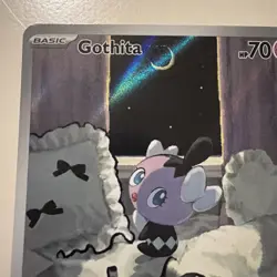 Gothita 124/086 SV8 Twilight Masquerade Illustration Rare Holo Pokemon Card NM - Image 3