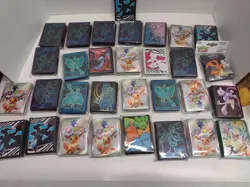 Pokemon Plastic Card Sleeves Lot Of 30 Evee Charizard Zekrom Destined Rivals New - Image 3