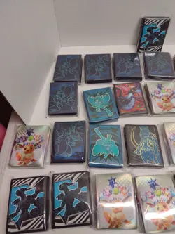 Pokemon Plastic Card Sleeves Lot Of 30 Evee Charizard Zekrom Destined Rivals New - Image 5
