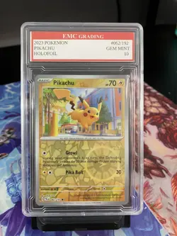 PIKACHU 2023 Holo #62/192 Pokemon Card GRADED 10 TCG CCG - Image 1