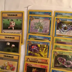 Vintage Pokemon Card Lot Fossil Set 30+ TCG WOTC Uncommon Common 1999 Sleeved NM - Image 3