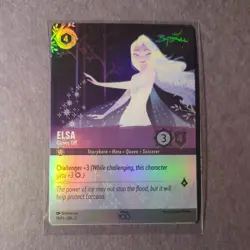 Disney Lorcana - ELSA Gloves Off - 19/P1 - Disney 100 Promo Card - Image 1
