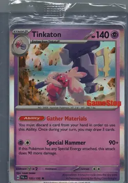Tinkaton - (GameStop Exclusive) 105/193 Sealed Miscellaneous Cards & Products NM - Image 1