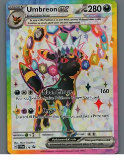 Umbreon ex - 176 SVP 176 SV: Scarlet & Violet Promo Cards NM - Image 1