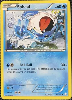 Spheal 45/160 XY - Primal Clash Regular - Pokemon Card - Image 1