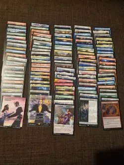 Magic The Gathering MTG Final Fantasy Job Lot Bundle around 120 cards - Image 1