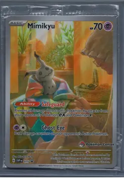 Mimikyu - (Pokemon Center Exclusive) 075 Sealed SV: Scarlet & Violet Promo Cards - Image 1