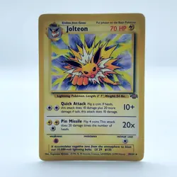 Pokemon TCG Karte - Jolteon 20/64 ENG Non Holo Rare Jungle 1999 - Image 1