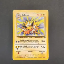 Pokemon TCG Karte - Jolteon 20/64 ENG Non Holo Rare Jungle 1999 - Image 2