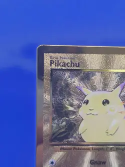 Pokemon 25th Anniversary Celebrations UPC Pikachu 58/102 Gold Metal Card NM - Image 3