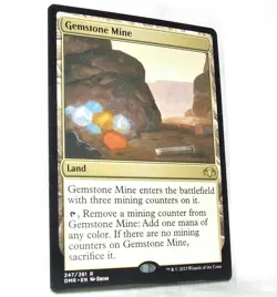 Gemstone Mine Dominaria Remastered Rare MTG Card 247 - Image 1