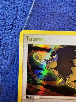 Tauros Reverse Foil Pokemon EX Crystal Guardians #12 2006 - Card # Dp 009 - Image 4