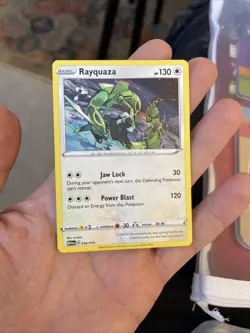 Pokemon TCG Rayquaza SWSH029 SWSH: Sword & Shield Promo Cards Cosmos - Image 1