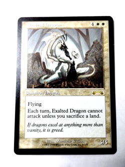 MTG Exalted Dragon Exodus 6/143 Regular Rare - Uncirculated - Image 1