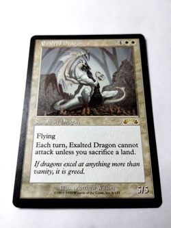 MTG Exalted Dragon Exodus 6/143 Regular Rare - Uncirculated - Image 2