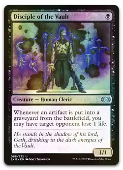 Disciple of the Vault #86 (Foil) (NM) Double Masters 2XM Magic MTG - Image 1