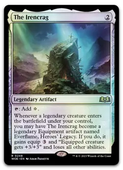 The Irencrag #248 (Foil) (LP) Wilds of Eldraine WOE Magic MTG - Image 1