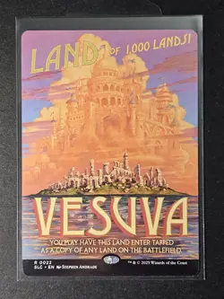 MTG Vesuva (Land) (R 0022) Borderless Non-foil SLC: An Encyclopedia Of Magic - Image 1