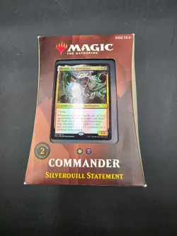 Unopened Magic The Gathering Commander 2021 Silverquill Statement Deck - Image 1