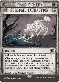 Surgical Extraction Outlaws of Thunder Junction: Breaking News NM MTG Non-Foil - Image 1