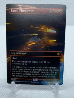 MTG near mint foil Fated Firepower Avatar: The Last Airbender 0297 - Image 1