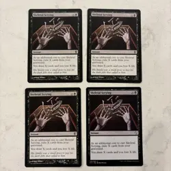 Magic the Gathering MTG Skeletal Scrying Play Set Of 4 - Image 1