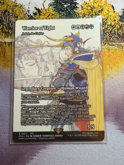1x Warrior of Light MTG Final Fantasy FCA 0017 Rare Nonfoil NM Through The Ages - Image 2