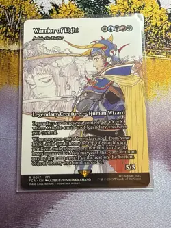 1x Warrior of Light MTG Final Fantasy FCA 0017 Rare Nonfoil NM Through The Ages - Image 5