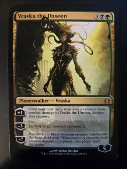 Vraska the Unseen NM Return to Ravnica MTG FREE SHIPPING - Image 1