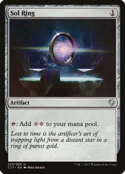 1x Sol Ring NM Eng MTG - Commander 2017 - Image 1