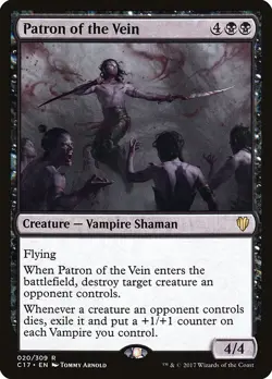 1x Patron of the Vein NM Eng MTG - Commander 2017 - Image 1