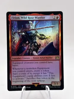 Firion, Wild Rose Warrior 0137 Foil Final Fantasy FIN MTG NM - Image 1