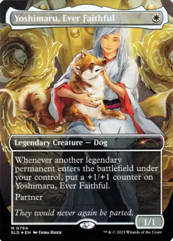 MTG - Yoshimaru, Ever Faithful - Fanart Foil Secret Lair - EDH / Playtest - Image 1