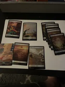 Lot Of 117 Full Art Foil Basic Lands Magic The Gathering - Image 4