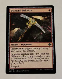 MTG Diamond Pick-Axe - The Lost Caverns of Ixalan NM - Image 1