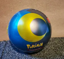 Pokemon TCG Moon Ball Tin D24 - New & Sealed - 3 Booster Packs + Stickers - Image 1