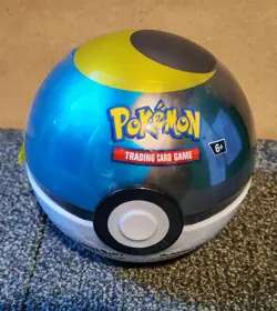 Pokemon TCG Moon Ball Tin D24 - New & Sealed - 3 Booster Packs + Stickers - Image 2