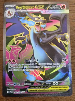 Pokemon Phantasmal Flames #109/94 Mega Charizard X EX,,not played,,d - Image 1