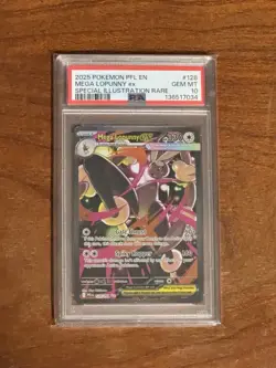 Pokemon Phantasmal Flames Mega Lopunny ex SIR 128/94 PSA 10 - POP 5!! - Image 1