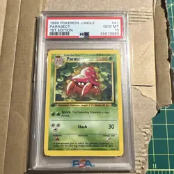 Parasect 1st ed jungle 41/64 PSA 10 WoTC Pokemon TCG Gem Mint - Image 1