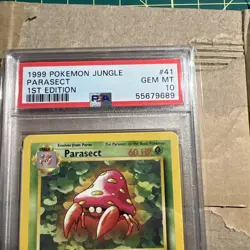 Parasect 1st ed jungle 41/64 PSA 10 WoTC Pokemon TCG Gem Mint - Image 4