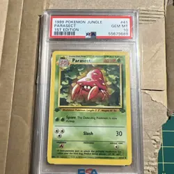 Parasect 1st ed jungle 41/64 PSA 10 WoTC Pokemon TCG Gem Mint - Image 5