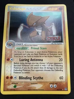 Kabutops EX Power Keepers Reverse Holo Foil 10/108 Pokemon 2007 LP / NM - Image 4